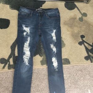 Distressed Jeans